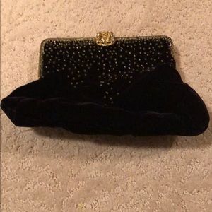 Black evening bag